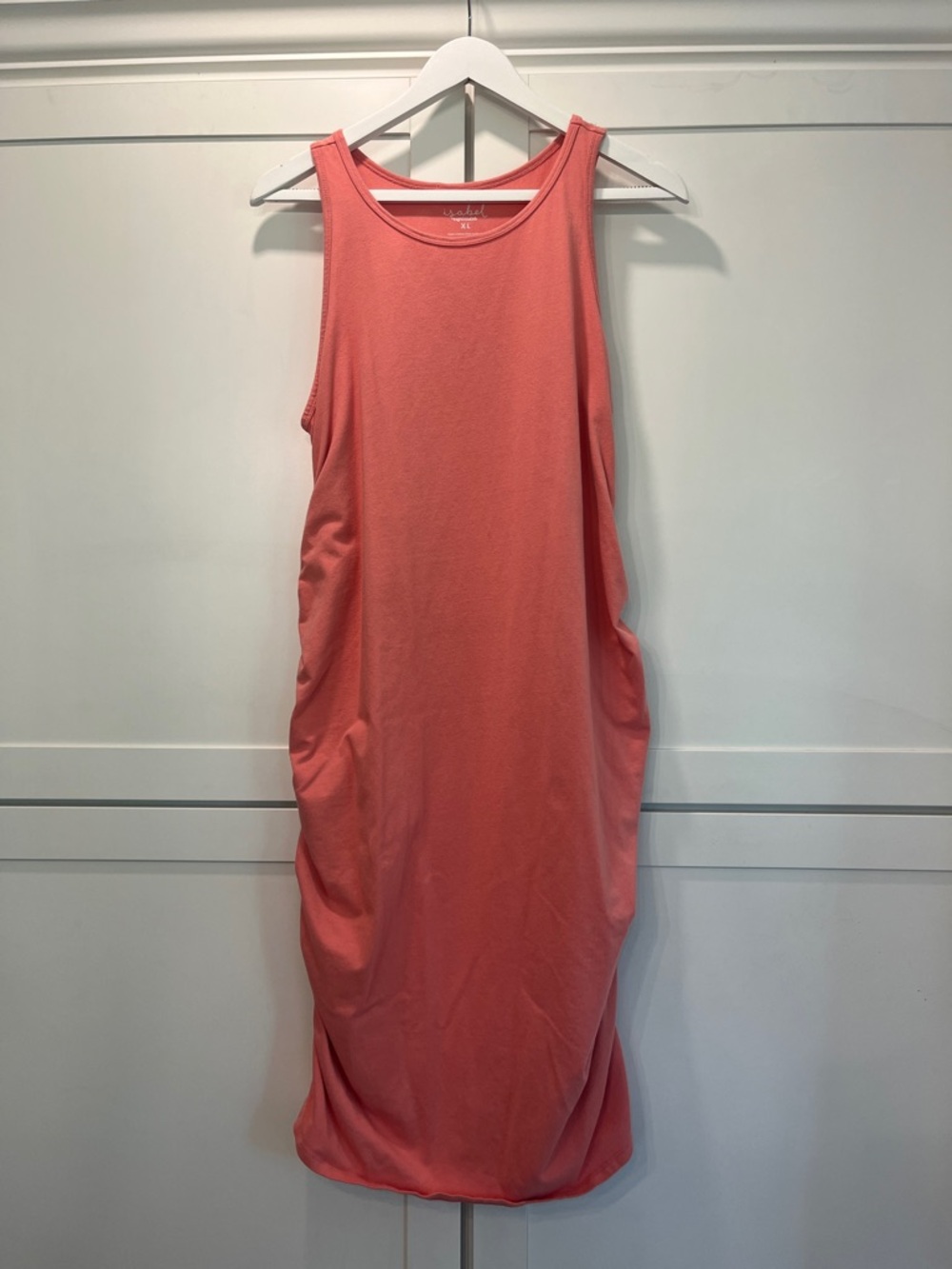 Isabel Maternity by Ingrid & Isabel Coral Tank Midi Cotton Dress